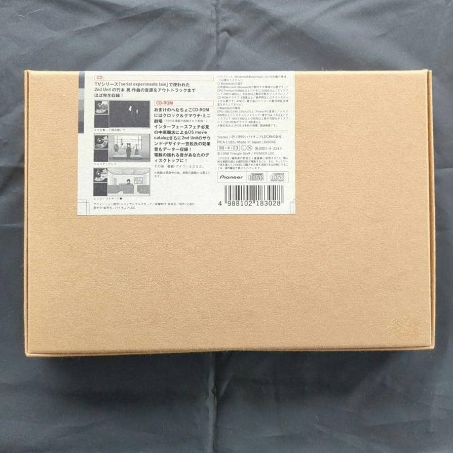 シリアルエクスペリメンツ　レイン　BOOTLEG　音楽CD+CDROM s-l400.jpg